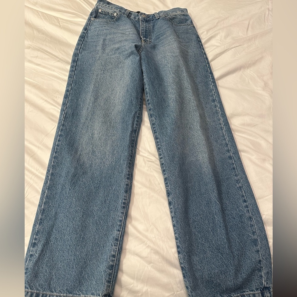 Just Black brand jeans, size 29. Wide leg, high waisted.